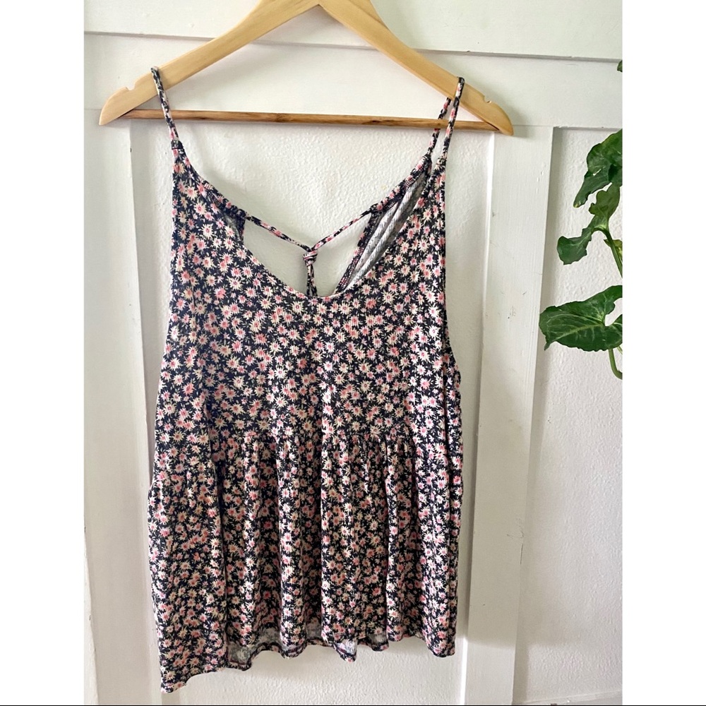 AE Peplum Floral Top